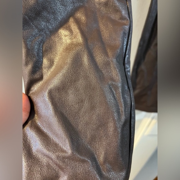 Tuckernuck Brown Leather / Pleather Leggings S - Picture 8 of 9